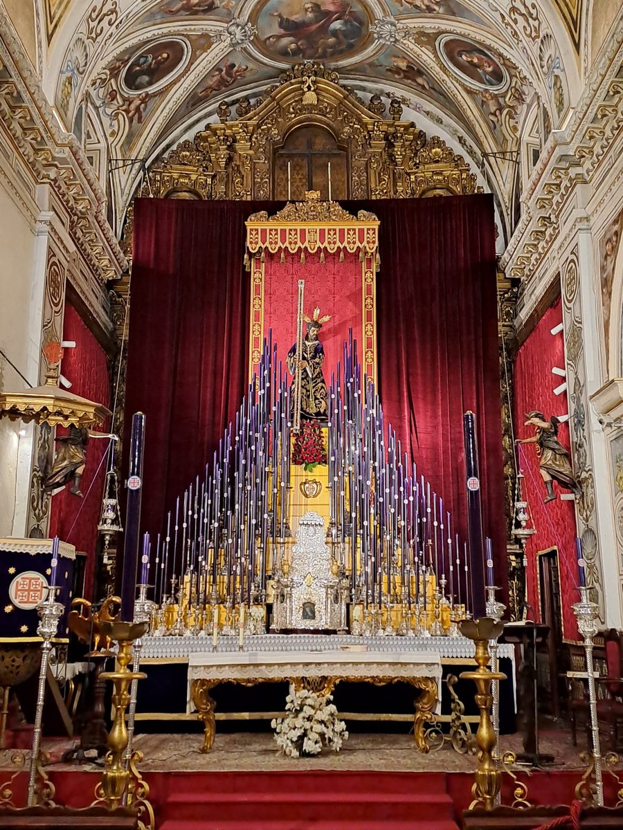 mabernalsanchez's tweet photo. Altar de quinario a Jesús Nazareno de @Hdad_silencio_ https://t.co/pJQH9lpDU5