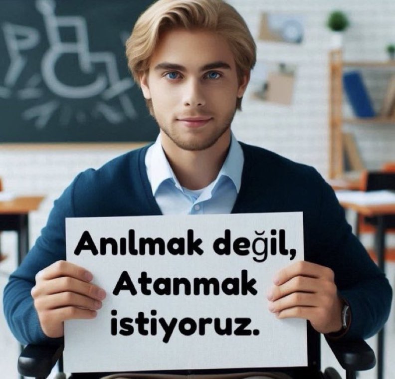 360derece_'s tweet photo. 📢 Güzel yarınlar için her zamankinden daha çok eğitimcilere ihtiyacımız var. Bu sesi duyun.

2500 Engelli öğretmen atama bekliyor.!

@RTErdogan
@Yusuf__Tekin
@isikhanvedat
@tcmeb
#2500EngelliÖğretmenAtansın https://t.co/FI5ejCpuQU