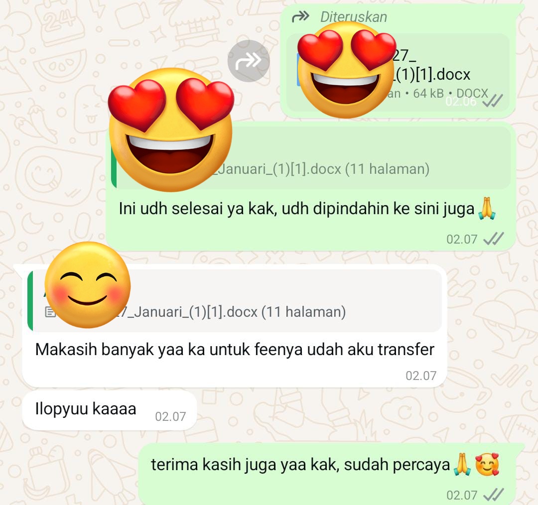 Rindu_Joki's tweet photo. Testi pertama pengerjaan RINDU nihh!!
Dijamin cepatt!!! #zonauang #jokitugas https://t.co/RA5vumXecc