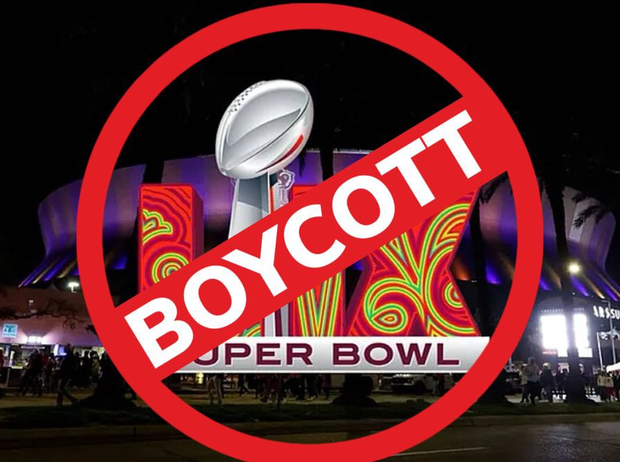EqualUnderLaw12's tweet photo. For everyone who wants to #boycottsuperbowl, please know that you have to have your TV on &amp; tuned to another channel in order to impact ratings. Thanks! https://t.co/zDGuGb43DB