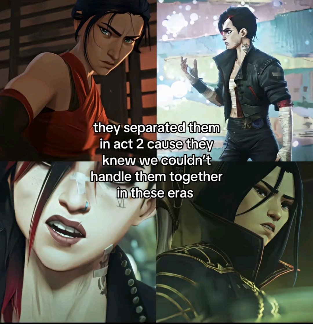 the hate sex would have been so loud that no citizen of Piltover or Zaun would have been able to sleep ever 🫠