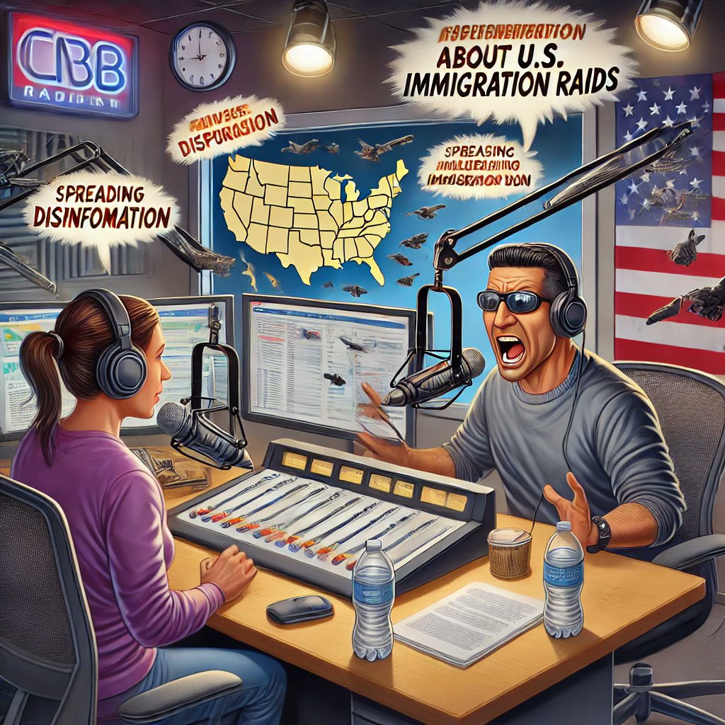 Radio DJs, call-in guests, and, in some cases, commercials are spreading disinformation on Spanish language and ethnic radio stations about immigration in the U.S.  Go to the Verdad.app, a new tool that monitors radio and podcasts, to find out what is being spread.