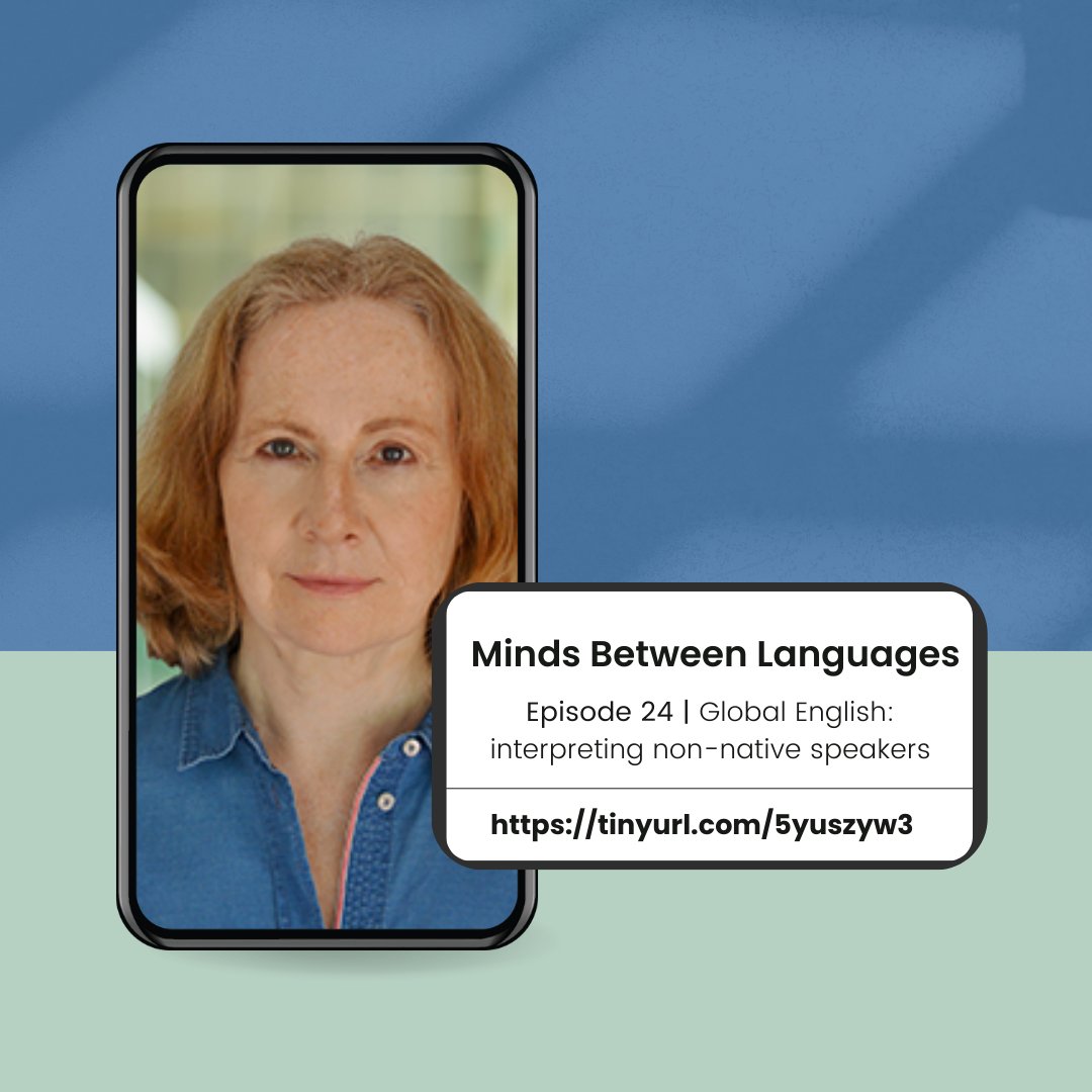 Adolfo García (@adolfomgarcia) on Twitter photo #MindsBetweenLanguages 24. Prof. Michaela Albl-Mikasa talks about interpreting non-native speakers of English. Great episode led by <a href="/ac_gieshoff/">Anne Catherine Gieshoff</a> and <a href="/NatPavlovicZG/">Natasa Pavlovic</a>. tinyurl.com/5yuszyw3
<a href="/TRECnetwork/">TREC Network</a> <a href="/CNCUdeSA/">Centro de Neurociencias Cognitivas</a> <a href="/UsachFAHU/">Facultad de Humanidades USACH</a> <a href="/GBHI_Fellows/">Global Brain Health Institute</a> <a href="/atlanticfellows/">Atlantic Fellows</a> <a href="/include_network/">Include Network</a> #MindsBetweenLanguages 24. Prof. Michaela Albl-Mikasa talks about interpreting non-native speakers of English. Great episode led by <a href="/ac_gieshoff/">Anne Catherine Gieshoff</a> and <a href="/NatPavlovicZG/">Natasa Pavlovic</a>. tinyurl.com/5yuszyw3
<a href="/TRECnetwork/">TREC Network</a> <a href="/CNCUdeSA/">Centro de Neurociencias Cognitivas</a> <a href="/UsachFAHU/">Facultad de Humanidades USACH</a> <a href="/GBHI_Fellows/">Global Brain Health Institute</a> <a href="/atlanticfellows/">Atlantic Fellows</a> <a href="/include_network/">Include Network</a>