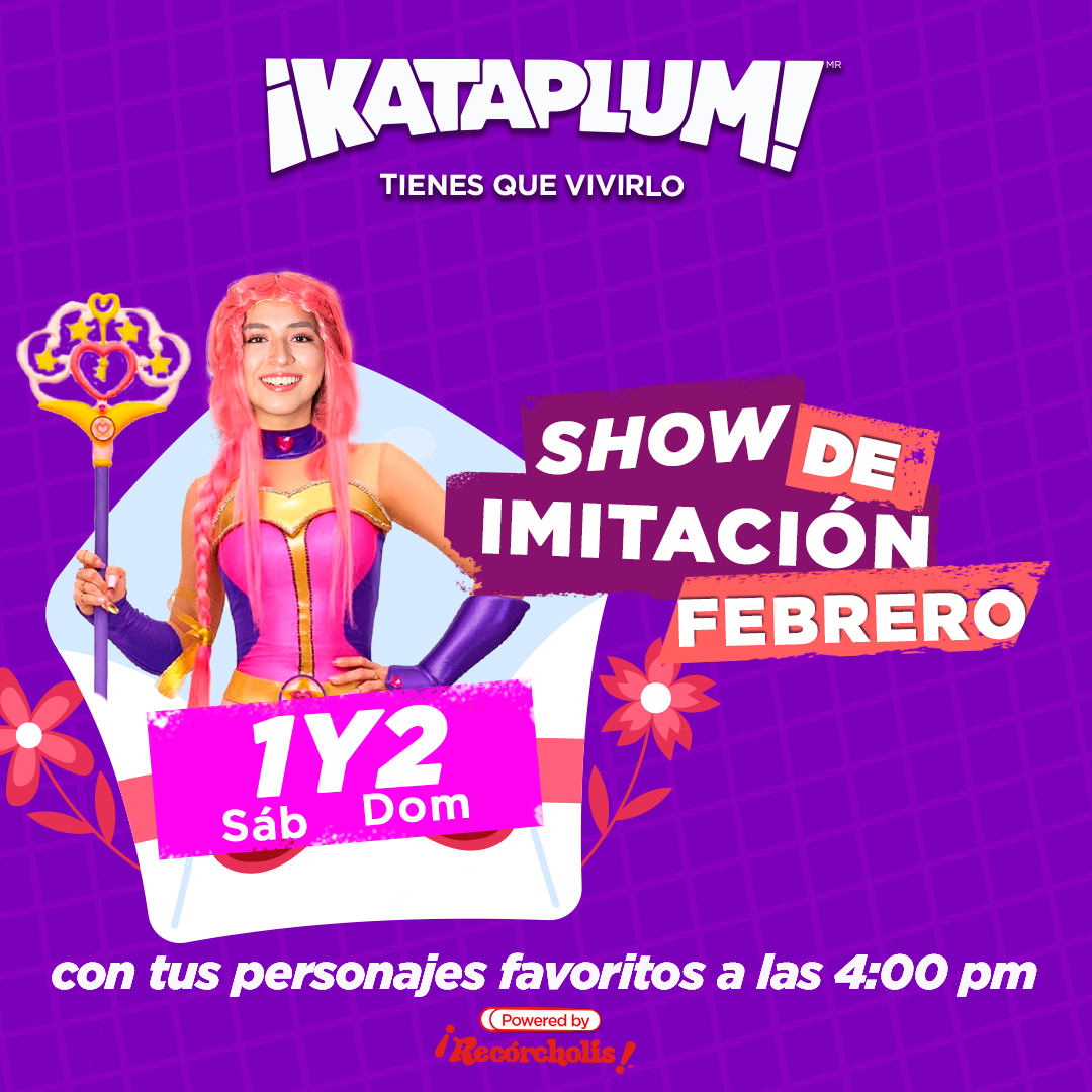 ✨ Disfruta de un fin de semana con tus personajes favoritos. 🎉

Te esperamos en Foro Insomnio para vivir el Show de los Amigos de Tato a las 4 pm. 🤗🎭

¡𝐍𝐨 𝐭𝐞 𝐥𝐨 𝐩𝐢𝐞𝐫𝐝𝐚𝐬!🤩