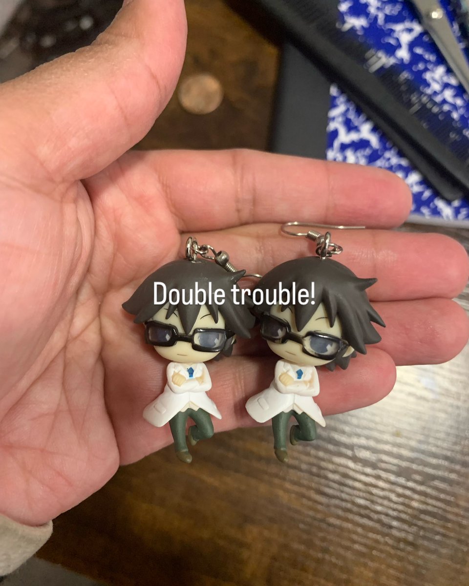 Durarara earrings are dropping soon #animefan #durarara #jewlery #earings