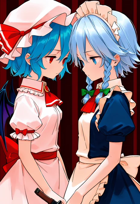 レミリアと咲夜 