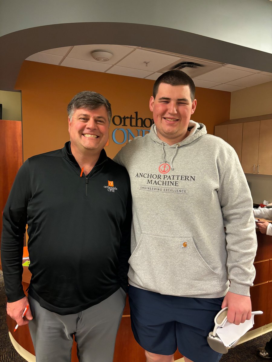 Hogan Bloomfield - 2026 - 6'6", 285 || OL (@bloomfieldhogan) on Twitter photo Thanks to everyone at <a href="/orthopedic_ONE/">Orthopedic ONE</a> and Dr. Van Aman for the amazing care from my surgery and months of follow up care. So excited to be cleared to start working out again 👍🏻. Thanks to everyone at <a href="/orthopedic_ONE/">Orthopedic ONE</a> and Dr. Van Aman for the amazing care from my surgery and months of follow up care. So excited to be cleared to start working out again 👍🏻.