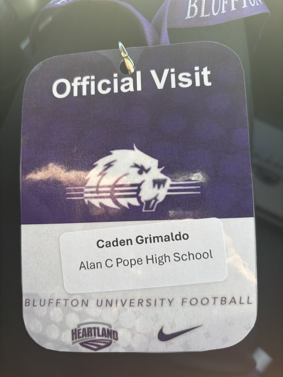 caden grimaldo (@_cadengrimaldo) on Twitter photo I had a great time today at Bluffton university! Thank you <a href="/coach_shank05/">Christopher Shank</a> <a href="/BlufftonFB/">Bluffton Football</a> for the hospitality and welcoming my mom and I today on my official visit.
<a href="/PopeFootball/">Pope Football</a> <a href="/CoachOSullivan/">Sean O'Sullivan</a> <a href="/RecruitGeorgia/">Recruit Georgia</a> <a href="/FBCoachPineda/">Coach Taylor Pineda (Coach P)</a> <a href="/Velocity_XP/">Xavier Pendergrass</a> <a href="/GAVarsityRivals/">GaVarsity</a> <a href="/PrepRedzoneGA/">Prep Redzone Georgia</a> I had a great time today at Bluffton university! Thank you <a href="/coach_shank05/">Christopher Shank</a> <a href="/BlufftonFB/">Bluffton Football</a> for the hospitality and welcoming my mom and I today on my official visit.
<a href="/PopeFootball/">Pope Football</a> <a href="/CoachOSullivan/">Sean O'Sullivan</a> <a href="/RecruitGeorgia/">Recruit Georgia</a> <a href="/FBCoachPineda/">Coach Taylor Pineda (Coach P)</a> <a href="/Velocity_XP/">Xavier Pendergrass</a> <a href="/GAVarsityRivals/">GaVarsity</a> <a href="/PrepRedzoneGA/">Prep Redzone Georgia</a>