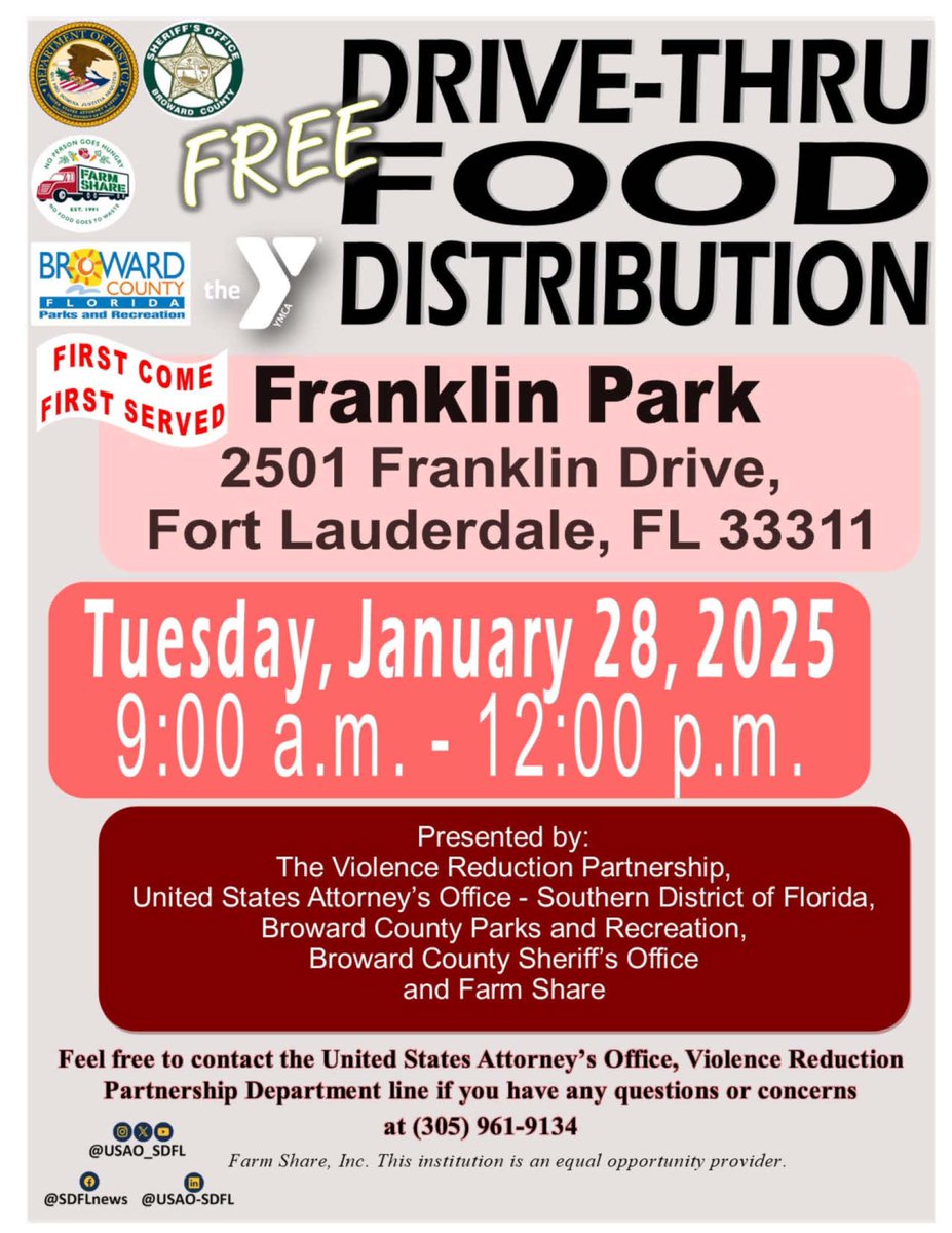 FarmShareFL's tweet photo. Don't Miss out on this weeks food distribution events and stock up on fresh, locally-grown produce and goods!

To find our full distribution calendar for upcoming Food Distribution near you, please visit https://t.co/GK8SaKM2WL
Please share this post to spread the word! 📣 https://t.co/xfTPnSnwTm