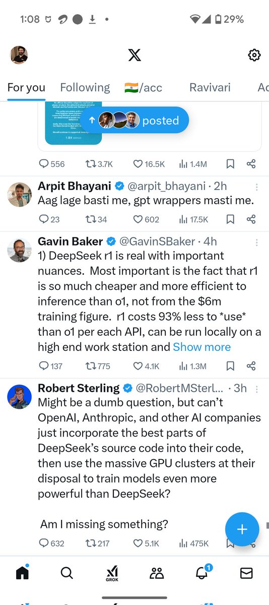 Algorithm of bird app is unmatched.