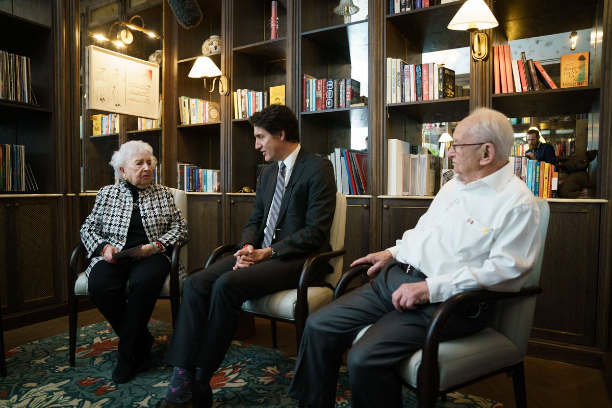 In Poland, Prime Minister Trudeau met with Canadian Holocaust survivors from Auschwitz Birkenau. He heard their firsthand accounts of the horrors they faced during the Holocaust and discussed Canada’s efforts to preserve these stories and combat antisemitism.