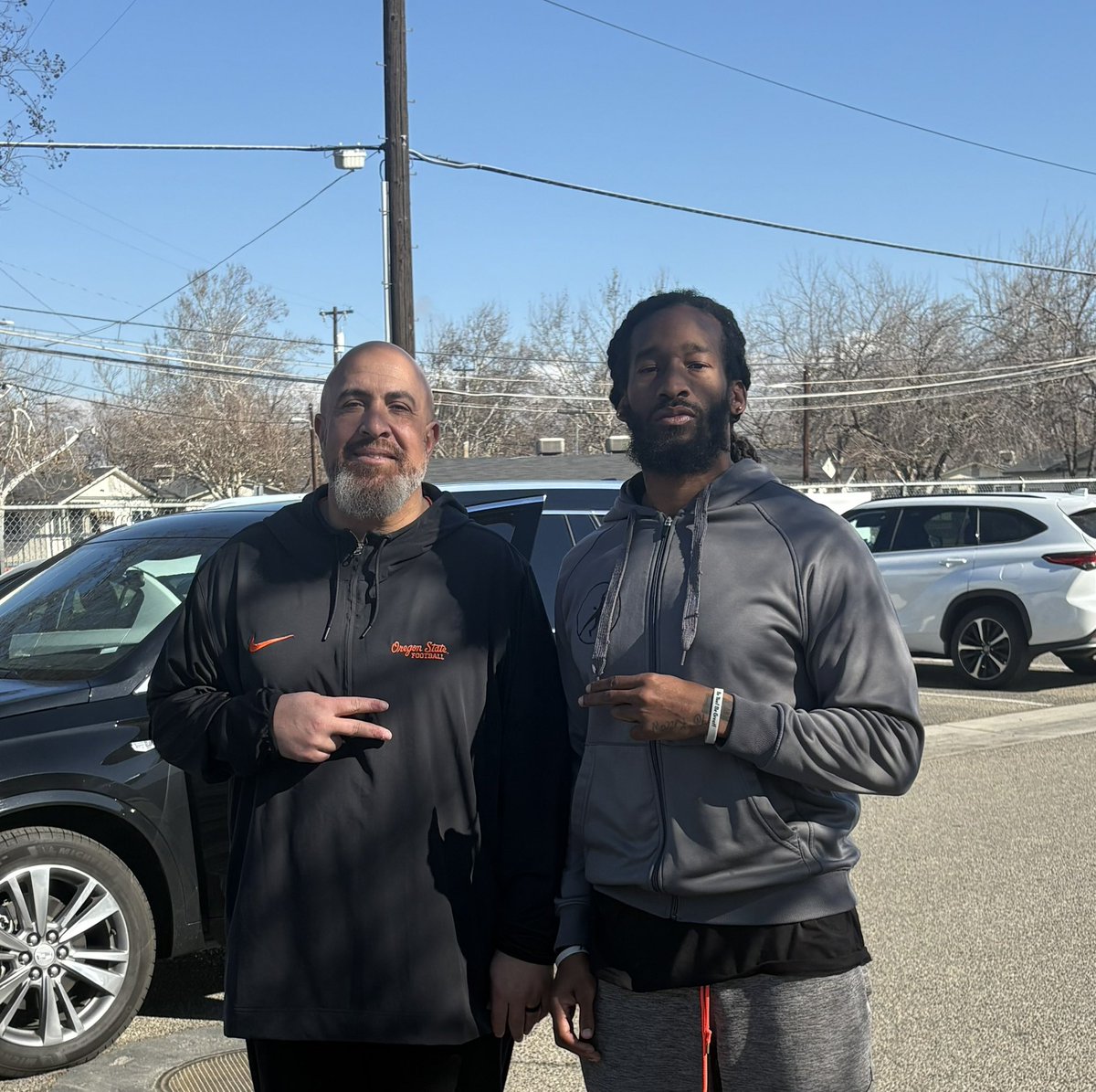 Johnny Sears Jr (@jjr0) on Twitter photo S/O to my guy for stopping by the Mecca today, appreciate the knowledge <a href="/CoachJChristian/">Jamie Christian</a> <a href="/oregonstatefb/">Oregonstatebeavs</a> S/O to my guy for stopping by the Mecca today, appreciate the knowledge <a href="/CoachJChristian/">Jamie Christian</a> <a href="/oregonstatefb/">Oregonstatebeavs</a>