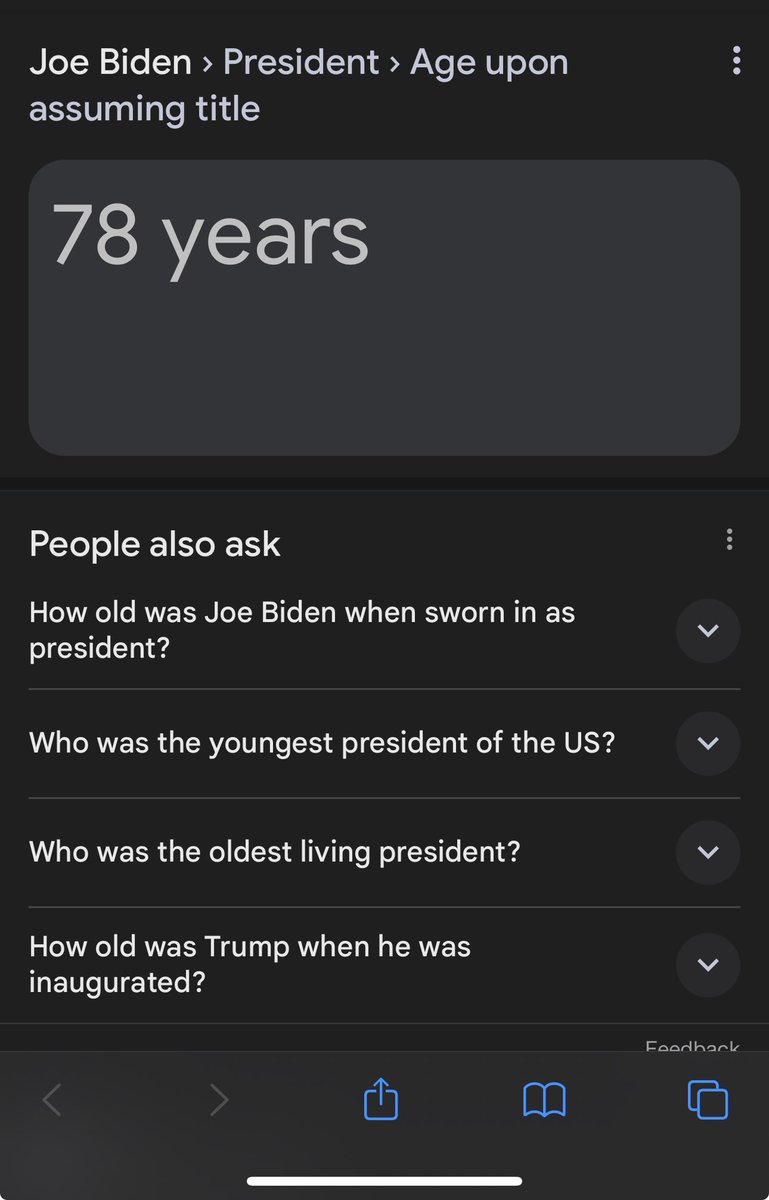antarcticmap's tweet photo. @ProperLabels @Tambr8 @SethAbramson Biden elected at 78 vs Trump elected at 78. Nice one https://t.co/jptneGl2fN
