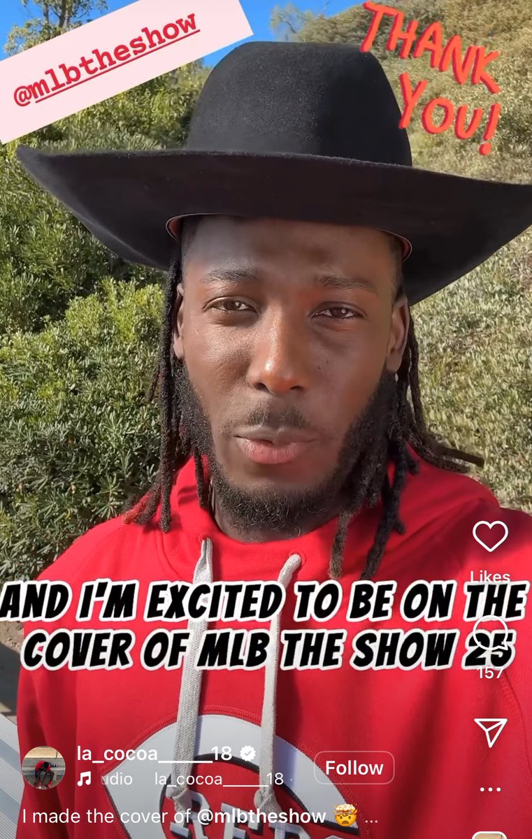 Talkin’ Baseball (@talkinbaseball_) on Twitter photo Elly De La Cruz announced on his Instagram that he’s on the cover of MLB The Show 25 <a href="/JMGamin_/">Jomboy Media Gamin'</a> Elly De La Cruz announced on his Instagram that he’s on the cover of MLB The Show 25 <a href="/JMGamin_/">Jomboy Media Gamin'</a>
