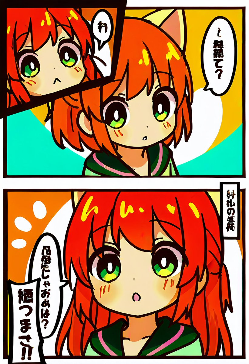 今日の漫画です 