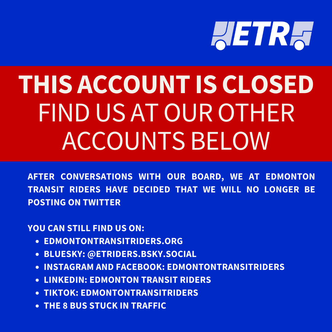 Edmonton Transit Riders tweet media