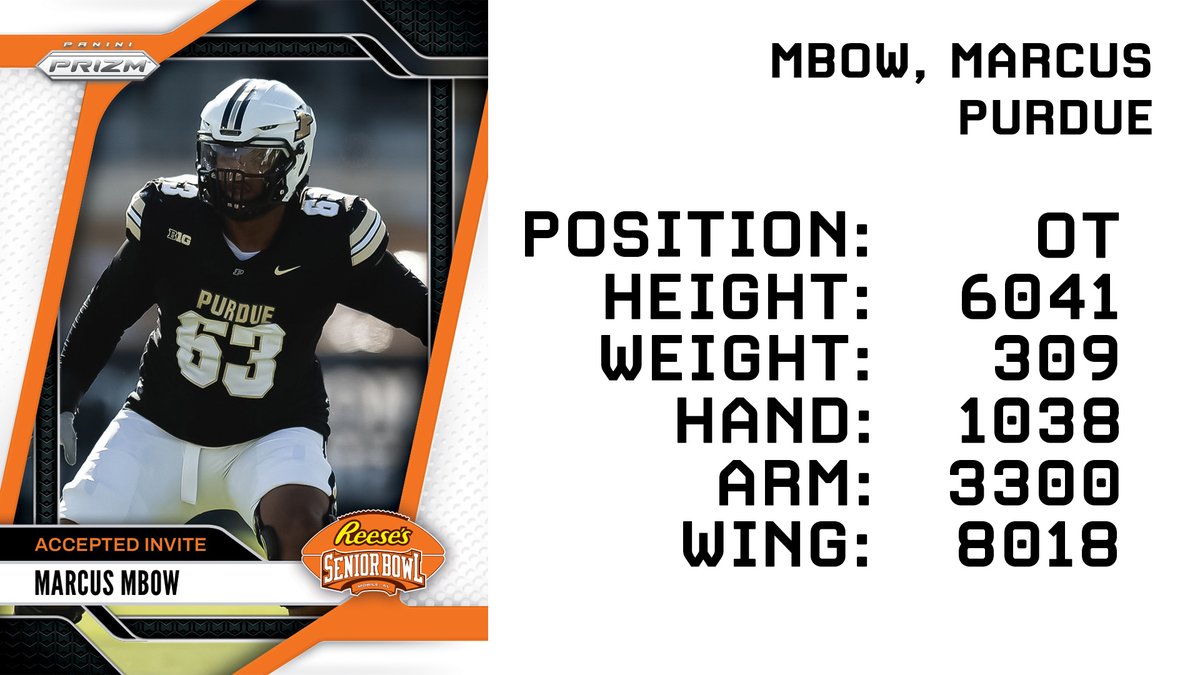 seniorbowl's tweet image. 2025 Reese's Senior Bowl Measurements.
✅ Verified.
#TheDraftStartsInMOBILE™️