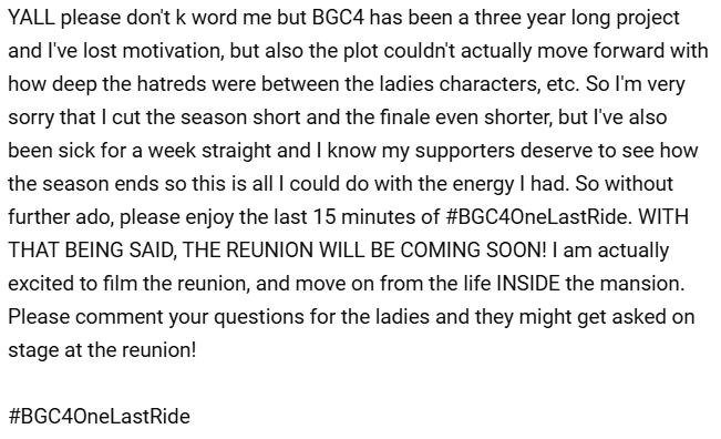 matissesims's tweet photo. #BGC4OneLastRide🏁BOOM. https://t.co/n1l2s8bgk7 https://t.co/ighK9tAGk0