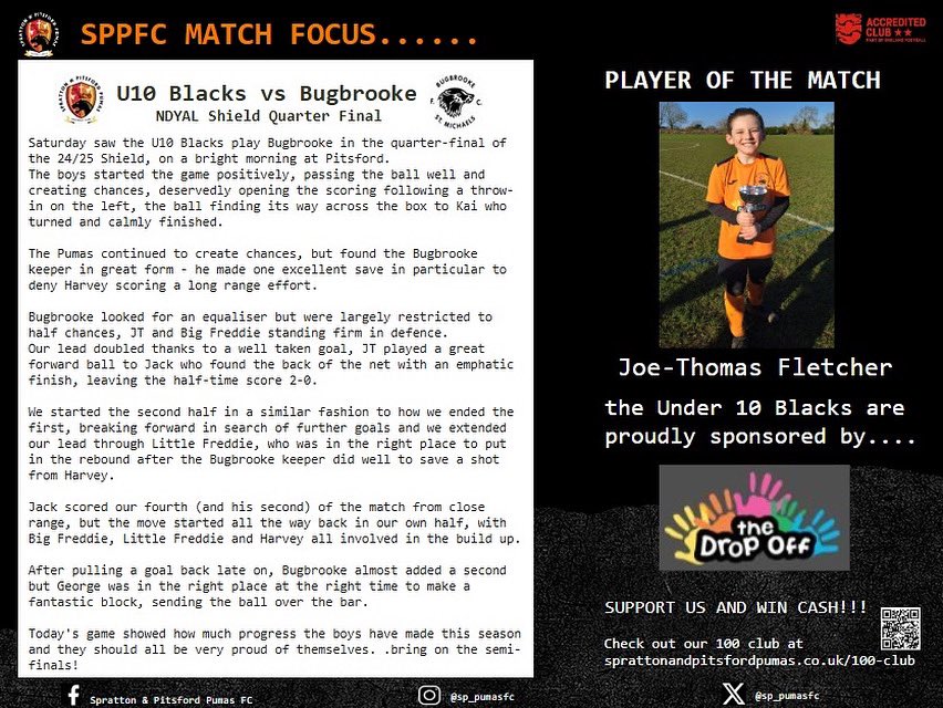 Spratton & Pitsford Pumas FC tweet media