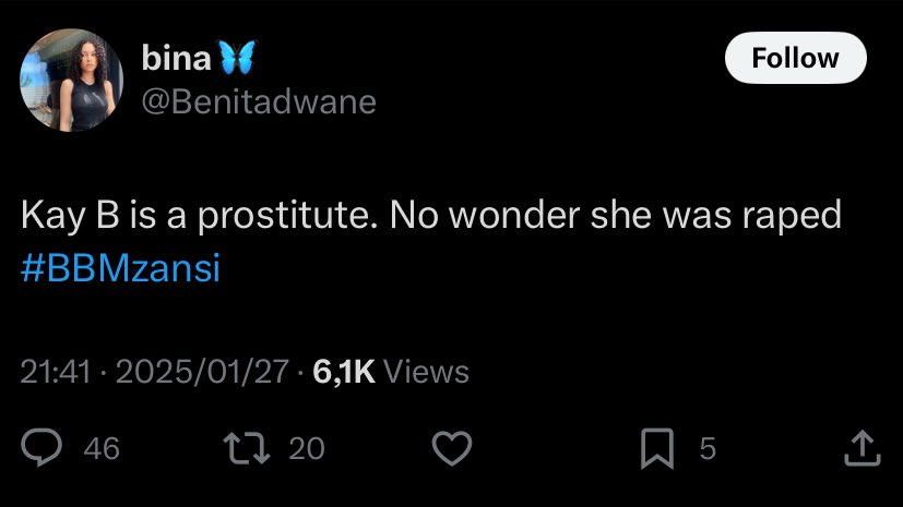 liyemalizaN's tweet photo. Guys please report this account , spreading hate using Ashley’s picture 
#AshleyOgle 
#BBMzansi
#BBMzansiumlilo https://t.co/uI6CL9GW99