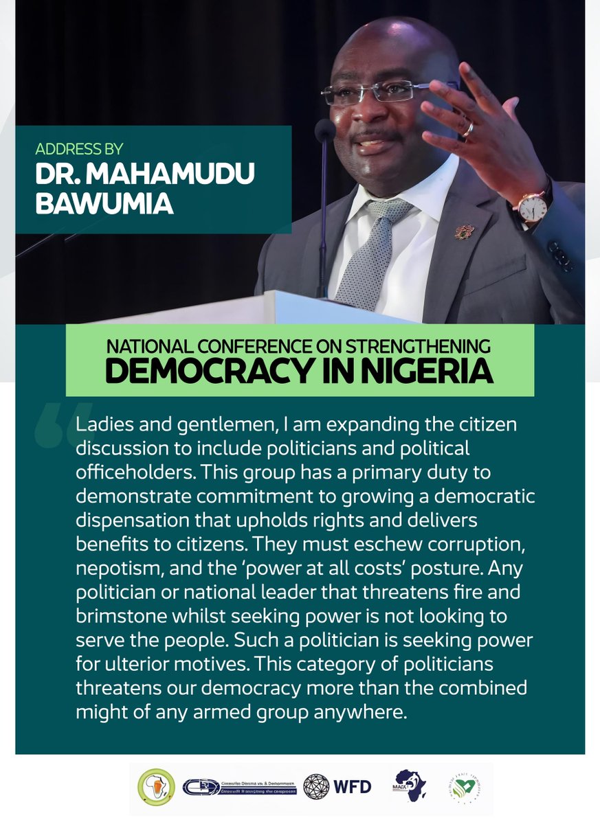 centrelsd's tweet image. #KeynoteSpeech by His Excellency Dr. Mahamudu Bawumia
#StrengtheningDemocracyNG