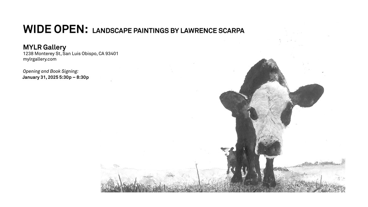 WIDE OPEN: Landscape Paintings by Lawrence Scarpa Opens January 31, 2025, please join us! Exhibition runs thru Feb 28, 2025.
Lawrence Scarpa is a multidisciplinary artist whose work explores the interplay between architecture, sculpture, and design.
lawrencescarpa.com