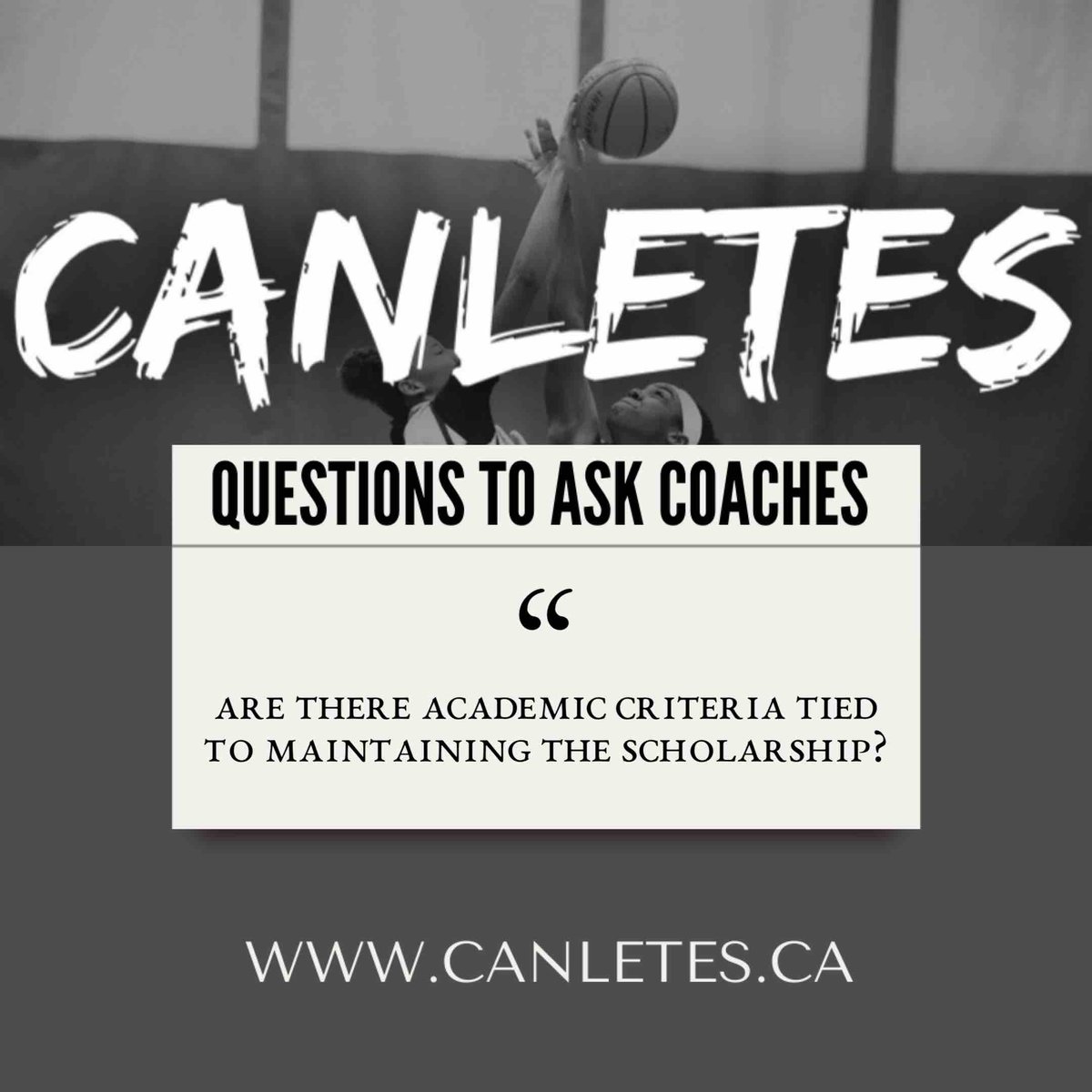 #Questions2AskCoaches #Canletes 🍁📚🏀
