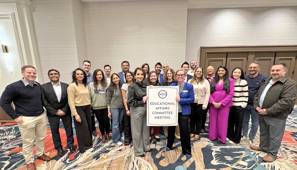 A huge THANK YOU to our entire ACG Education Affairs Annual Planning Committee for your dedication, time, and expertise in helping create an outstanding agenda for #ACG2025 🙌

🎉 We can’t wait to see everyone in Phoenix, AZ, October 24-29th! 🌵☀️ #ACGFamily #ProudToBeACG