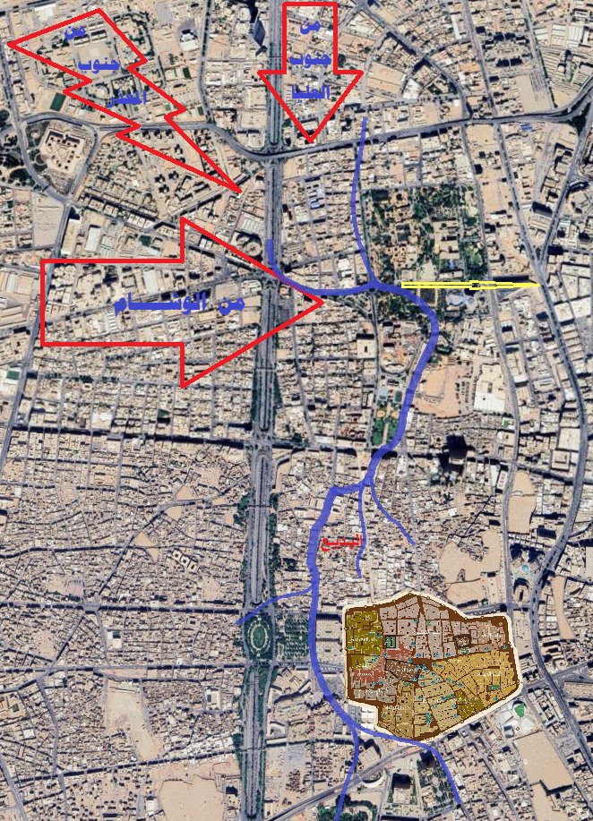 ⭕️شعـيــب أبو رُفَـيــــع

مصدر حيـاة الرياض الذي كان فيضانه يخيف أهـلهـا:

تشهد الرياض هذه الأيام أجواء معتدلة وغائمة في غاية الروعة والجمال ترافقت ولله الحمد بزخات مطر على هضابها ورياضها سالت وتسيل حاليا على اثرها -بحمد الله- الأودية والشعاب.
ولقد كان أهل #الرياض القديمة