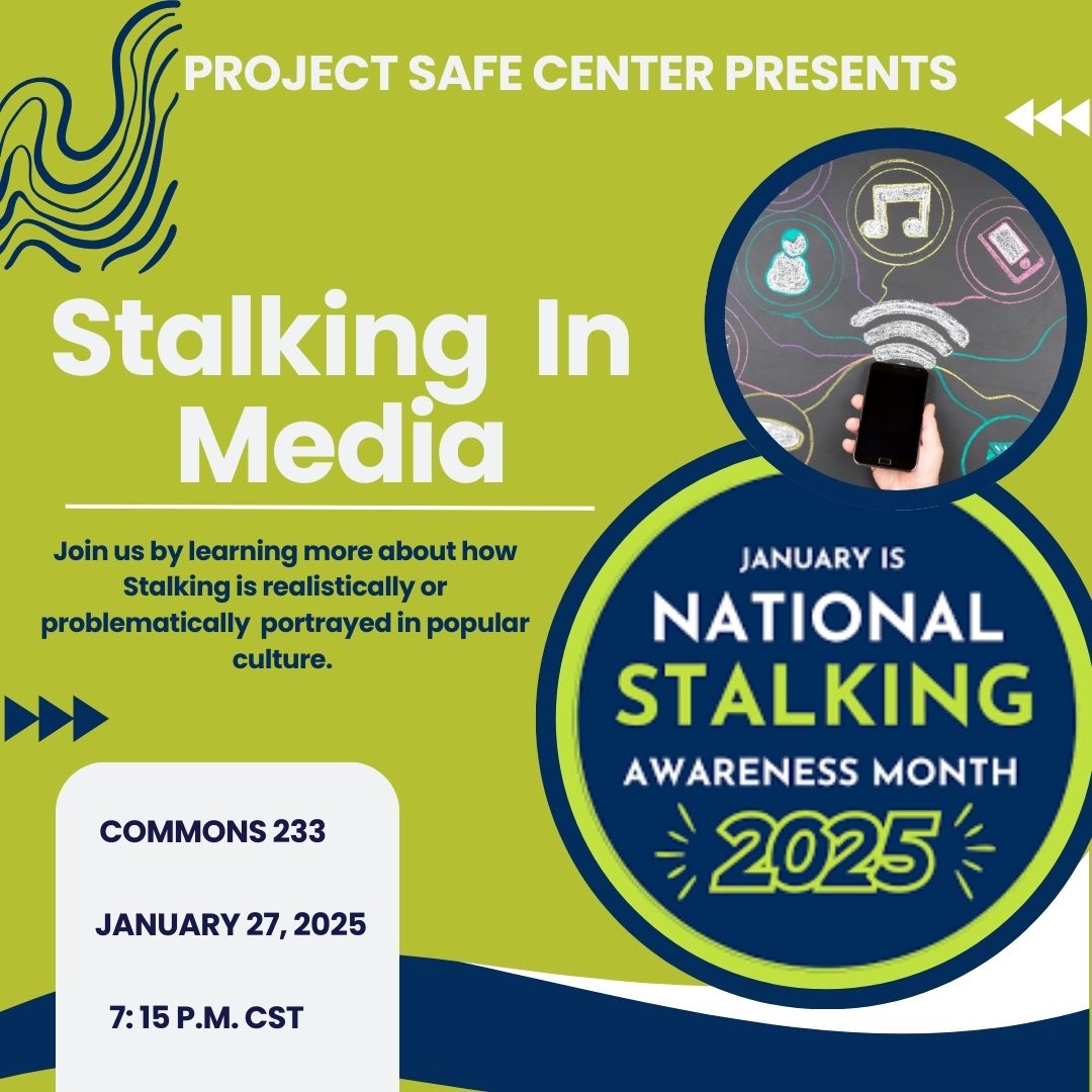 VUProjectSafe's tweet image. TONIGHT @ Commons 233! We&apos;ll be talking about how Stalking is portrayed in media - come join us!