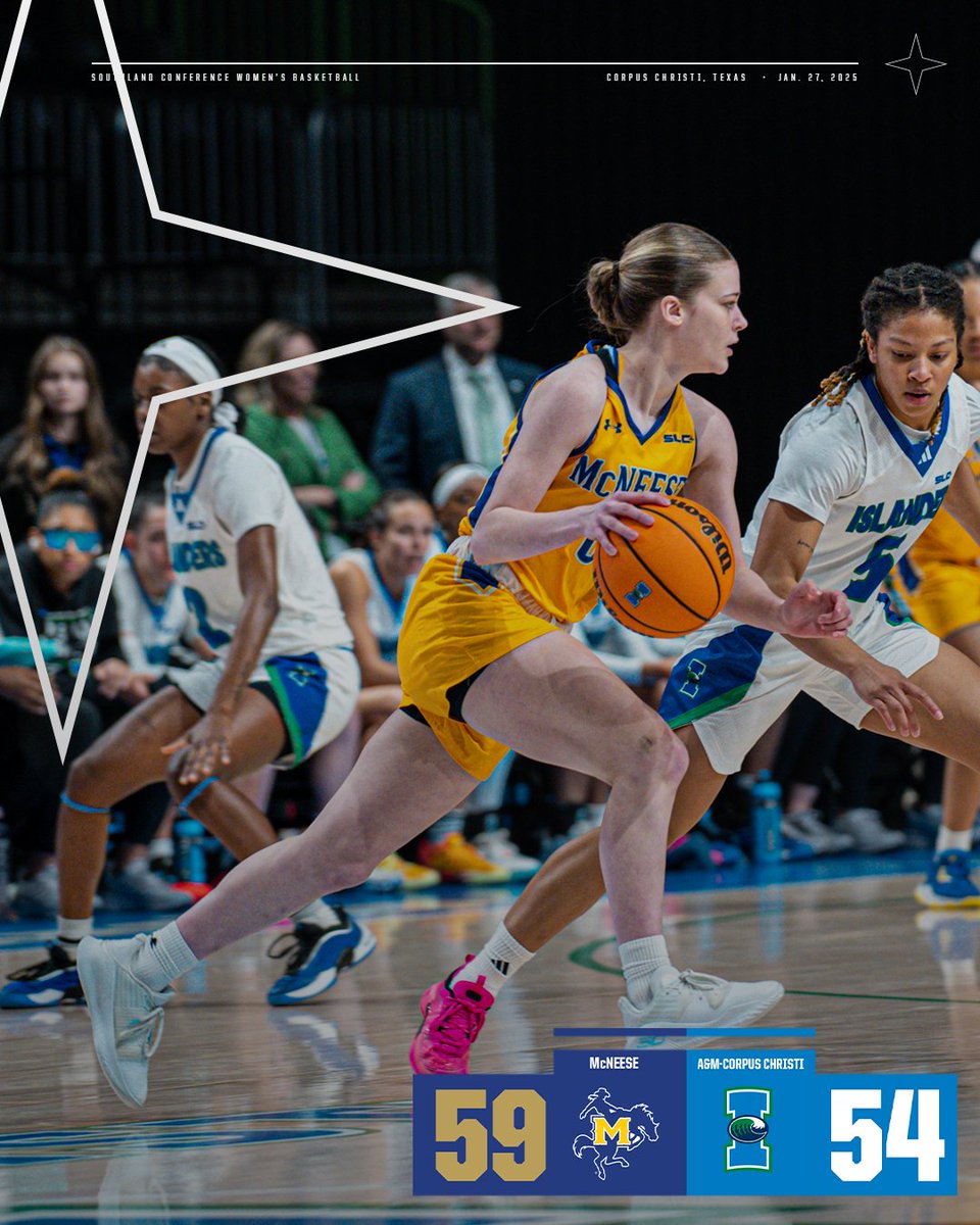 Southland Conference (@southlandsports) on Twitter photo COWGIRLS RALLY FOR THE W
McNeese overcomes an 11-point halftime deficit to take down A&M-Corpus Christi on the road!!
#GTL x <a href="/McNeeseWBB/">McNeese Womenâs Basketball</a> COWGIRLS RALLY FOR THE W
McNeese overcomes an 11-point halftime deficit to take down A&M-Corpus Christi on the road!!
#GTL x <a href="/McNeeseWBB/">McNeese Womenâs Basketball</a>