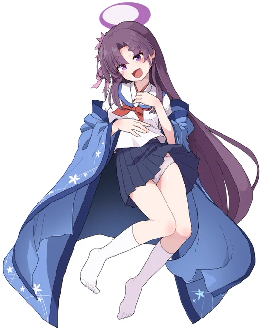 ブルーアーカイブ4周年なので勘解由小路ユカリを描きました 