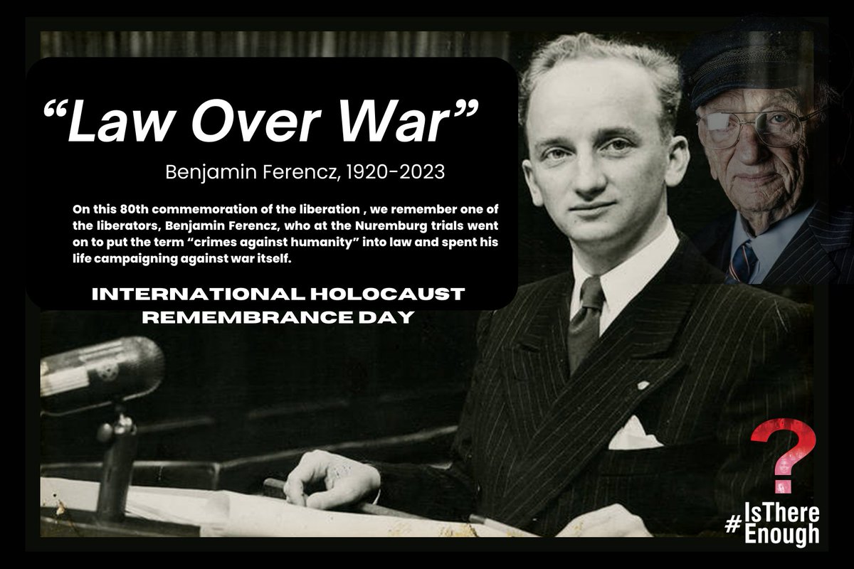 IsThereEnough_'s tweet photo. #lawoverwar

On this timely day we renew our lessons. Make agreement not war and without compromise. Doing the hard thing makes life easy. Doing the easy thing makes it hard.

#HolocaustRemembranceDay https://t.co/FQ89BsULFe