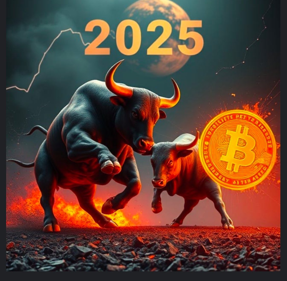 Aminesaf92's tweet photo. When will the 2025 bull run start? In your opinion? https://t.co/9Q1Fc17dxj