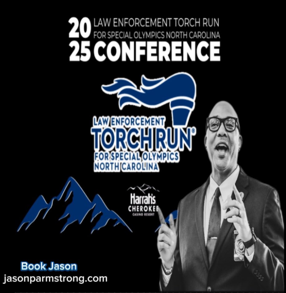 Join me at <a href="/HarrahsCheroke/">Harrah's Cherokee / Caesars Entertainment</a> next week as I take the stage at the Law Enforcement Torch Run for Special Olympics North Carolina conference. There’s still time to register for this event and support a great cause. #ImDoneHere