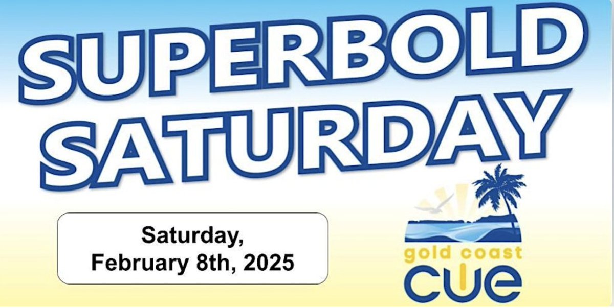 SuperBold Saturday is 2/8 in Oxnard, CA!

The best in #EdTech &amp; #BestPractices will present with an amazing keynote by Kim Voge! And this event is only $25!!!!!

Register: eventbrite.com/e/superbold-sa…

Check out our sessions &amp; presenters: superboldsaturday2025.sched.com