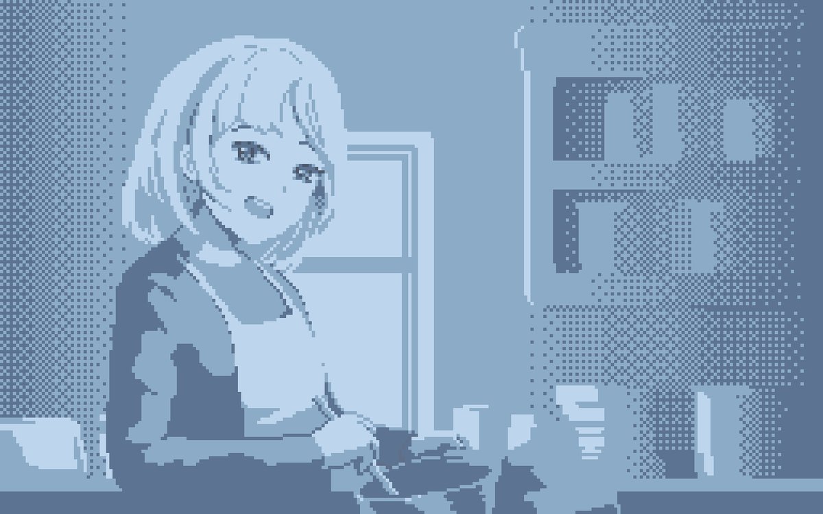 laxeminute's tweet photo. Priestess' memories (3/3)
Baking with Ame
#ameliaRT #pixelart #ドット絵 https://t.co/8lr5BqmkeT