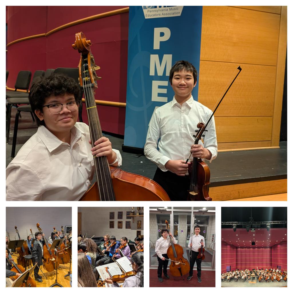 Congratulations to our 🔵🦅🎻 musicians Sophia Lindo &amp; William Zhou for representing <a href="/NazarethAreaMS/">NASD Middle School</a> at the PMEA Intermediate Orchestra Festival on Friday, 1/24/25 <a href="/rbauder16/">Robert Bauder Ed. D.</a>