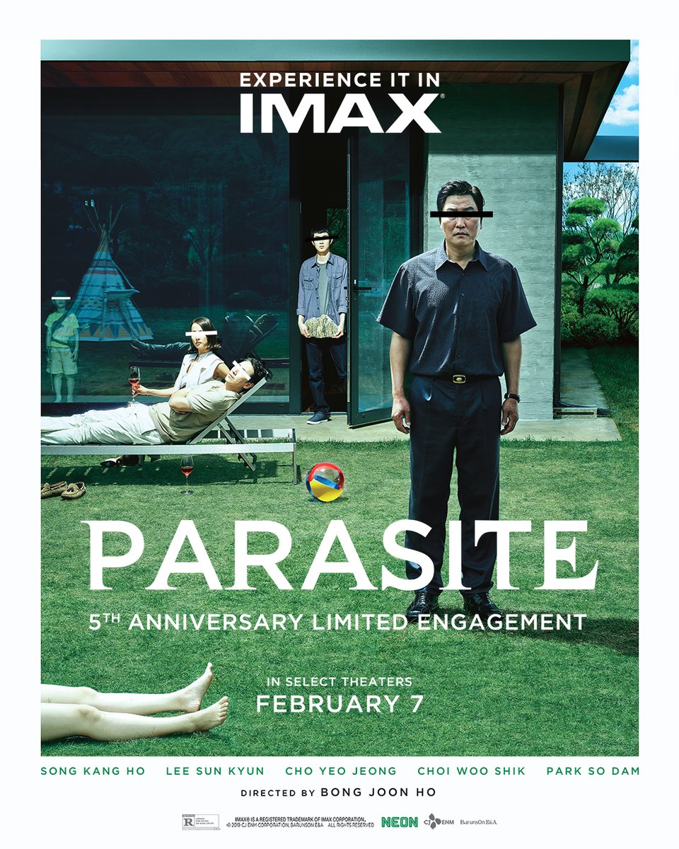 🔴 <기생충>, 아카데미 작품상 수상 5주년 기념 북미 IMAX 재개봉 💫 #기생충 #봉준호 #송강호 #이선균 #조여정 #최우식 #박소담 #장혜진 #이정은...