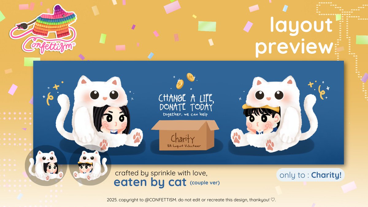 Help repost, thankyouuu! 🫧🩷

Sprinkle memutuskan bakal optip katalog Eaten By (SINGLE ONLY, harga spesial 10k) untuk charity yang nantinya uangnya akan 100% didonasikan untuk Gaza 🇵🇸 Tolong baca ALTnya baik baik yaaa jika berminat! 

#zonauang #zonaba