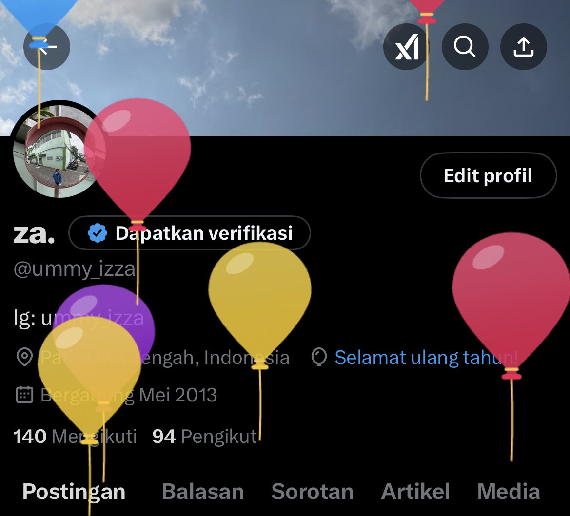 ummy_izza's tweet photo. Dapet baloon 🥳
Kemaren lupa update wkwk https://t.co/N2cJKKvbUg