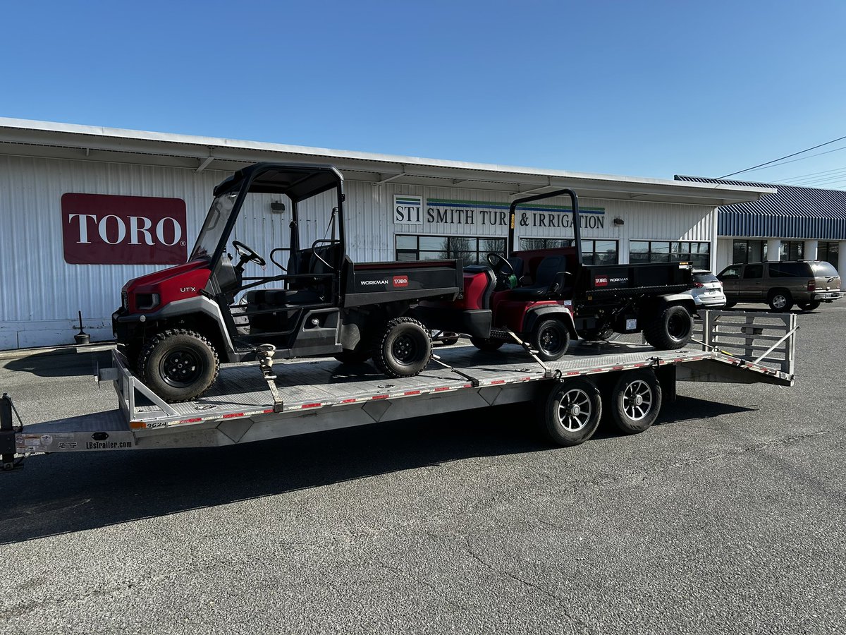 All loaded up and ready for delivery. <a href="/smithturf/">Smith Turf & Irrigation</a> <a href="/TheToroCompany/">Toro</a>