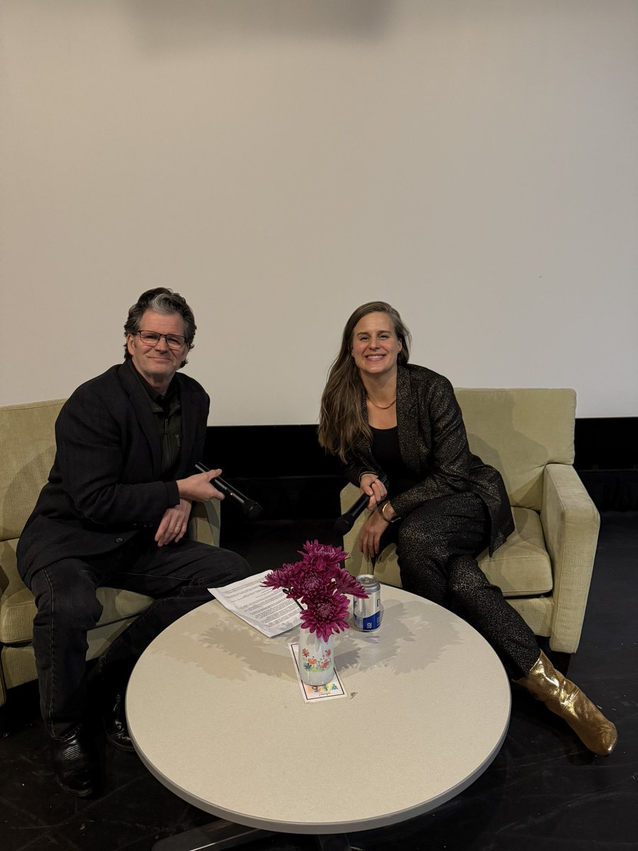 ecWIP's tweet photo. Wrapping up an unforgettable conference with a powerful reading from the brilliant Lauren Groff. ✨ She shared from her incredible work, followed by an insightful onstage conversation with Andre Dubus lll. A perfect way to close out an inspiring conference! #writersinparadise2025 https://t.co/N2yNEVCfR7
