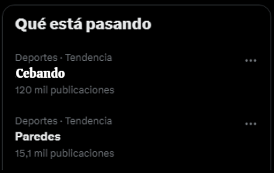 Top 1 tendencias deportes <a href="/Cebando_/">EXL Cebando</a> tras la noticia de la incorporación a Xolos. Gracias <a href="/Benzygg/">benzy</a> Noticias por la información recien salida del horno.