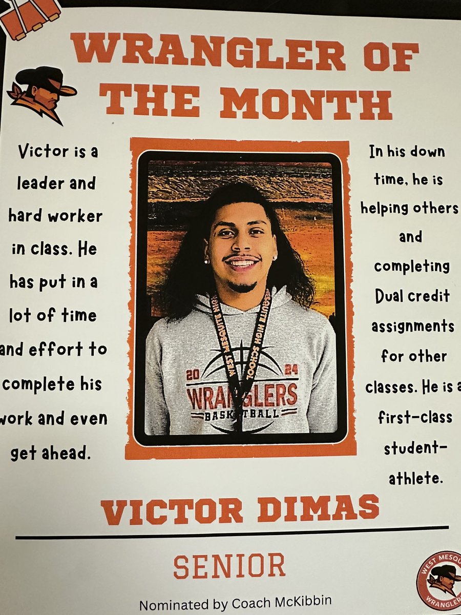 West Mesquite MBB (@west_mbb) on Twitter photo <a href="/vicszn_/">Victor Dimas</a> not only is he balling on the court, but he's also killing it off the court with a 4.0 GPA this year! 🙌 #DoubleThreat #DoubleDoubleguy <a href="/vicszn_/">Victor Dimas</a> not only is he balling on the court, but he's also killing it off the court with a 4.0 GPA this year! 🙌 #DoubleThreat #DoubleDoubleguy