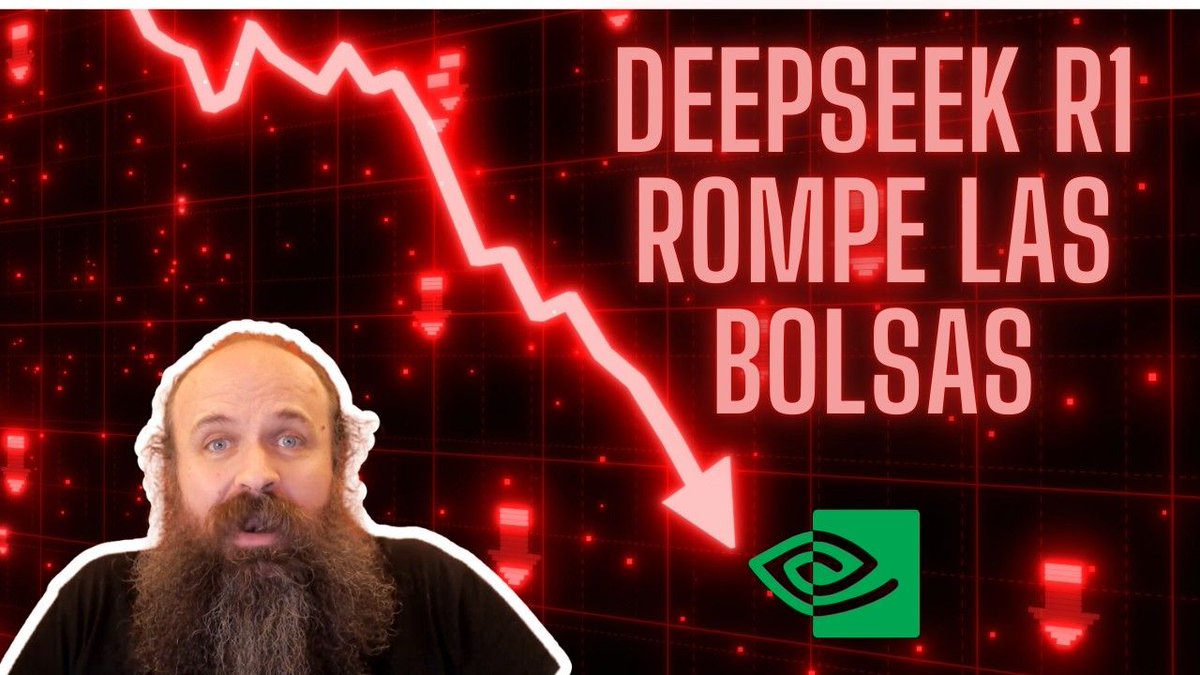 El nuevo modelo LLM de razonamiento Deepseek R1 ha causado un terremoto en la valoración en bolsa de NVidia y otros gigantes tecnológicos. Vamos a explorar este modelo open source! buff.ly/4jK8o3U