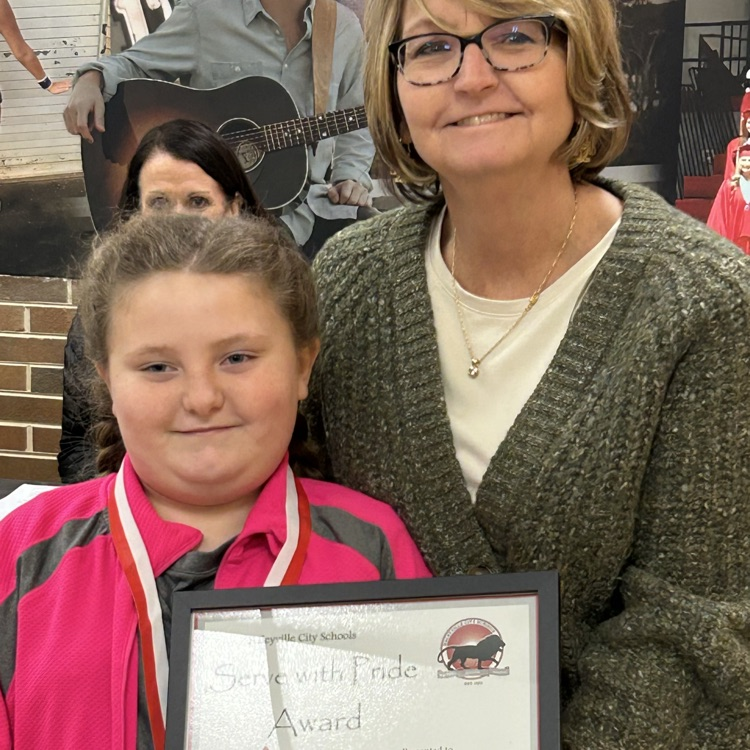 HCSLionPride's tweet photo. Congratulations to these two second grade students. They are the recipients of HCS Serve with Pride Award. 
#homeofchampions 
#HESservewithpride https://t.co/E8QoeXZgBI