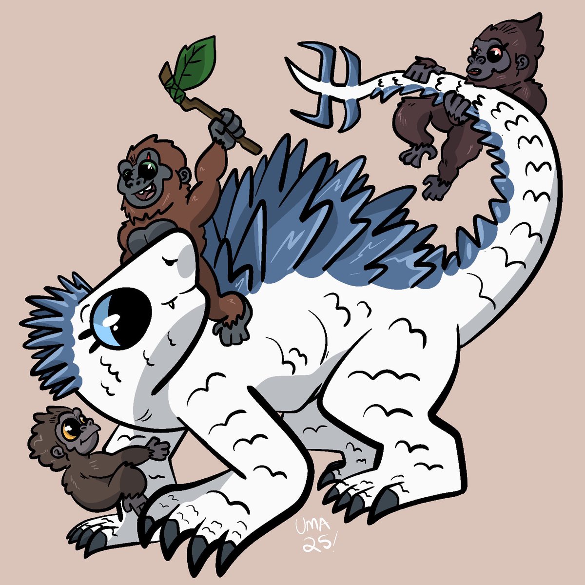 ultra_mellow's tweet image. Will Shimo survive the onslaught of Great Apes!?
#Shimo #GodzillaXKongTheNewEmpire #GodzillaxKong #kaiju #Kaijuart #fanart