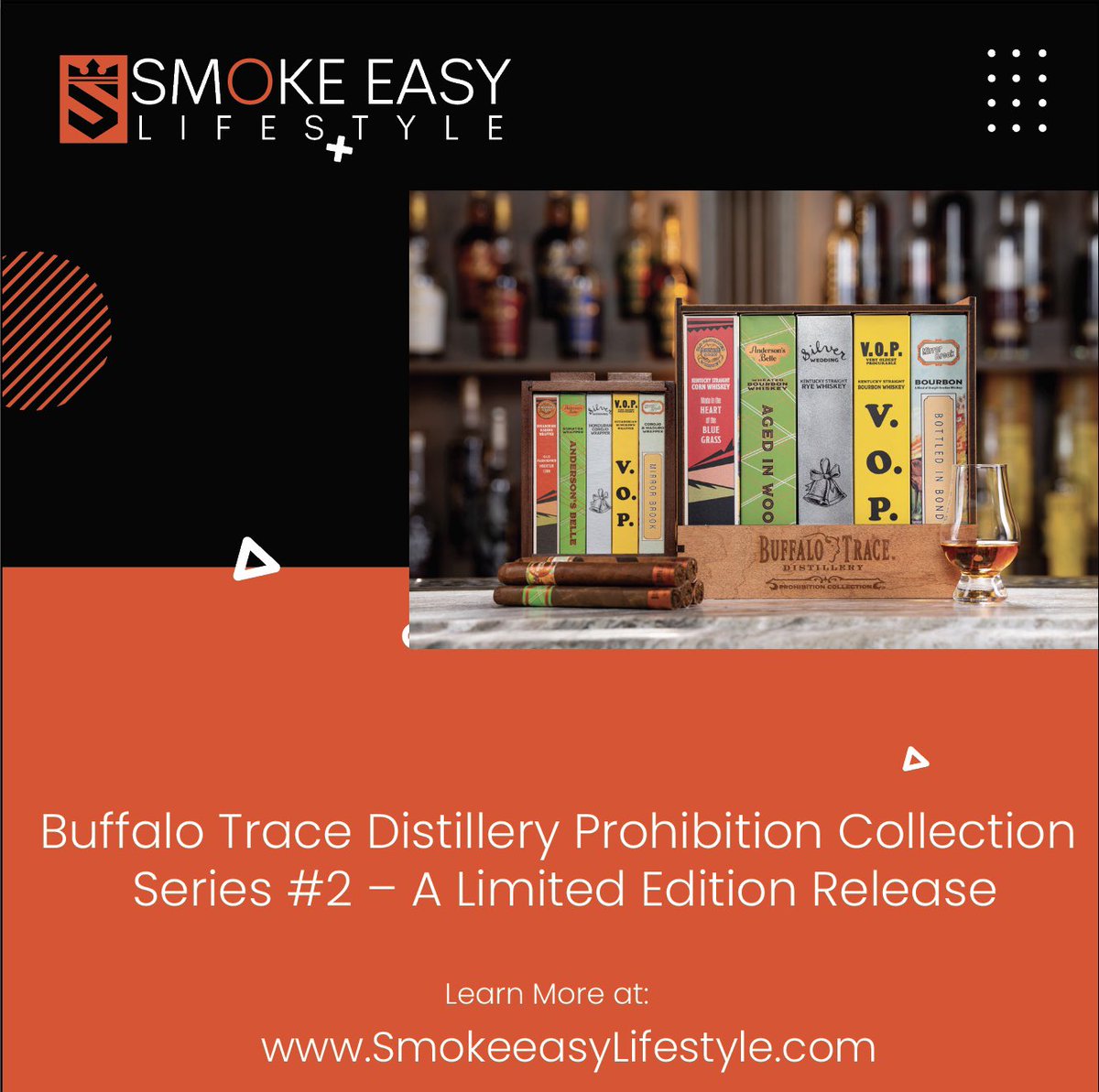 smokeeasylife's tweet photo. Buffalo Trace Distillery Prohibition Collection Series #2 – A Limited Edition Release
https://t.co/VvyUBfQ3u1 https://t.co/CUXALXoqag