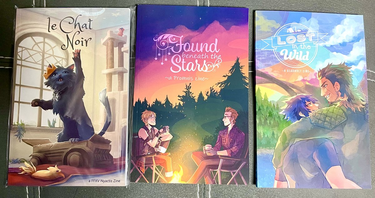 moonkissedstars's tweet photo. Hello! 💜 I have extra copies of FFXV zines that need good homes. Books come with extra goodies! Price is $25 CAD + shipping. Please send me a DM if you're interested!
#promnis #gladnoct #gladiolusamicitia #noctisluciscaelum #ffxv #finalfantasyXV #ignisscientia #promptoargentum https://t.co/e9xMgBlaSl